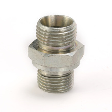 High quality male metric to bsp o-ring straight nipple connector hydraulic pipe fittings